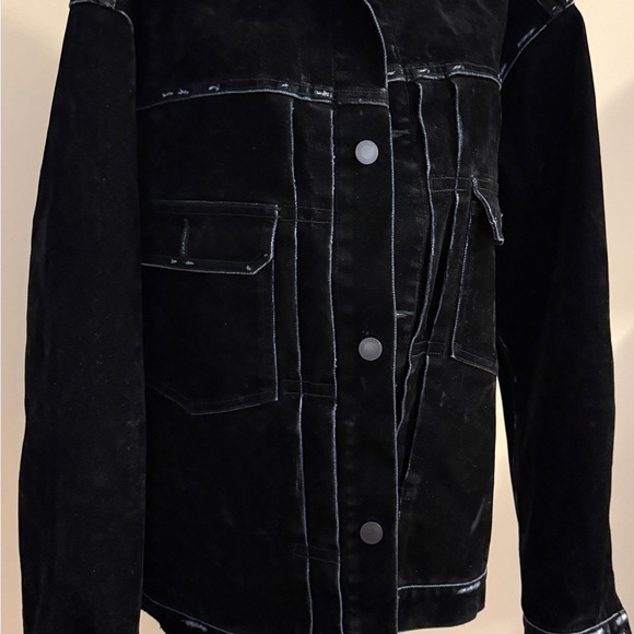 John Elliott Black Denim Jacket - Picture 2 of 10
